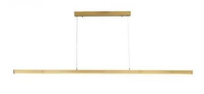 SHARD 1500MM 30W 3CCT LINEAR PENDANT SATIN BRASS